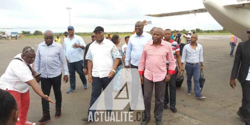 Félix Tshisekedi et Vital Kamerhe arrivés ce samedi 15 décembre 2018 à Lubumbashi. 