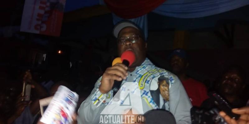Félix Tshisekedi lors du meeting ce dimanche 9 décembre 2018 à Bunia.