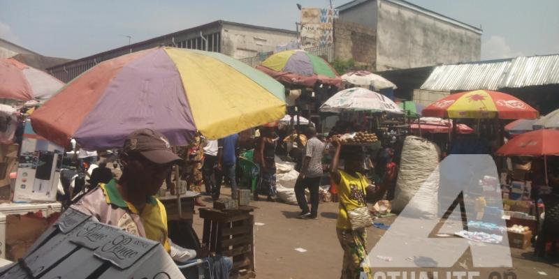 Un marché de Kinshasa