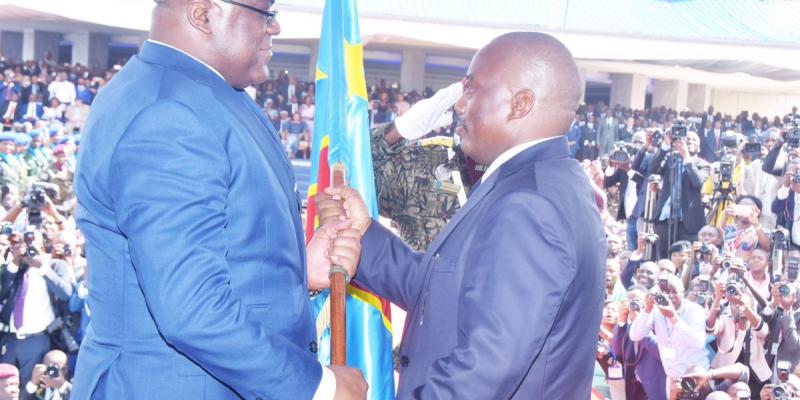 Passation du pouvoir entre Félix Tshisekedi et Joseph Kabila le 24 janvier 2019/Ph. Présidence de la République.