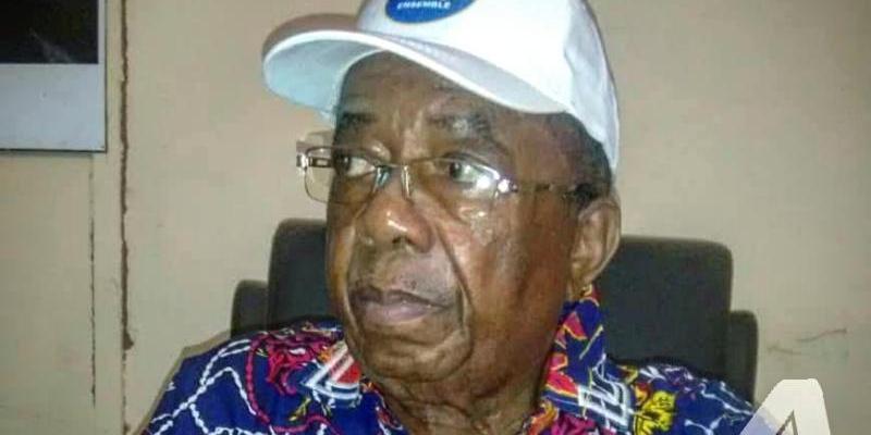 Gabriel Kyungu Wa Kumwanza, président du bureau provisoire de l'assemblée provinciale du Haut-Katanga