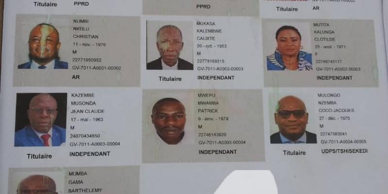 Liste des candidats gouverneurs dans le Haut-Katanga