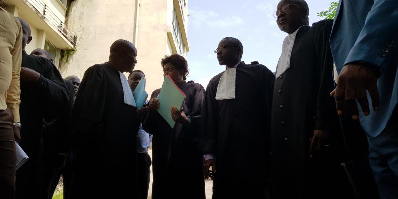 Les avocats au palais de Justice à Kinshasa -  Janvier 2019  / Ph. Pascal  Mulegwa 