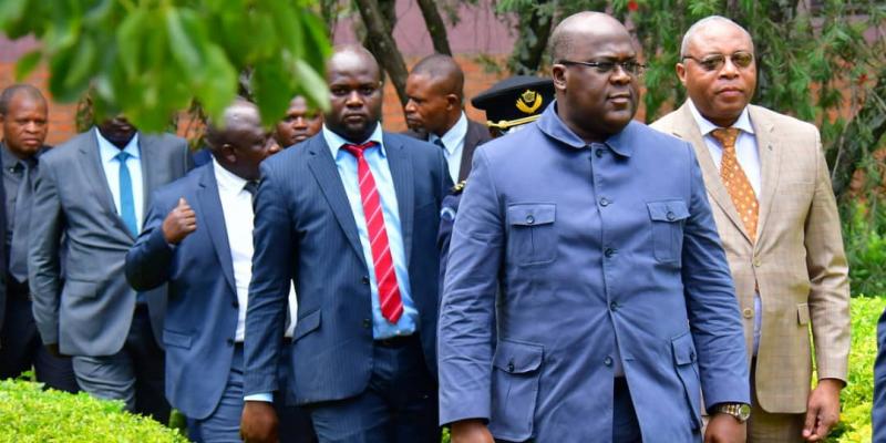 Le PR Felix Tshisekedi à Goma / DR 