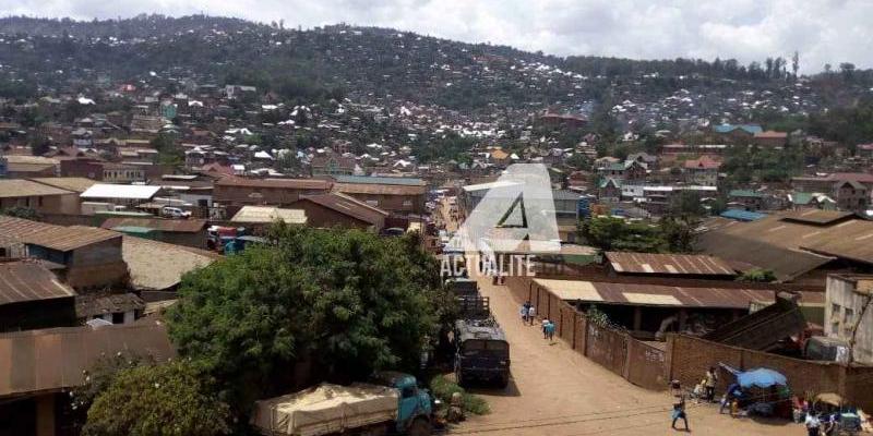 Une vue de la commune de Kadutu dans la ville de Bukavu
