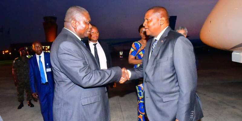 Le président centrafricain à Kinshasa 