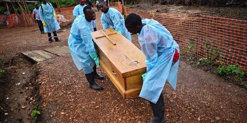 Enterrement d'une victime  d'Ebola  