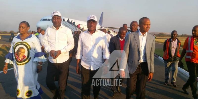 Martin Fayulu et Adolphe Muzito arrivés à Lubumbashi