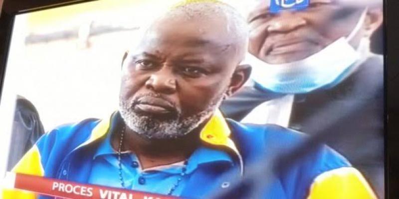 Vital Kamerhe pendant le procès dit « 100 jours »