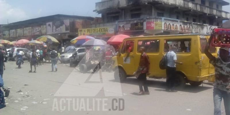 La périphérie du Marché central de Kinshasa. Ph. ACTUALITE.CD