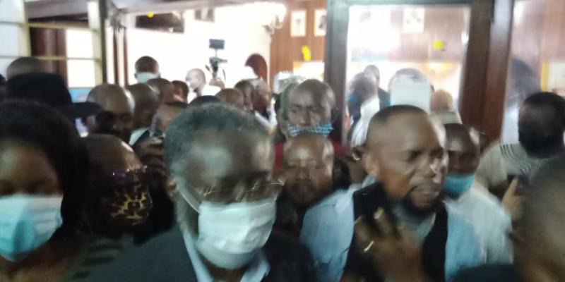 Célestin Tunda au siège du PPRD
