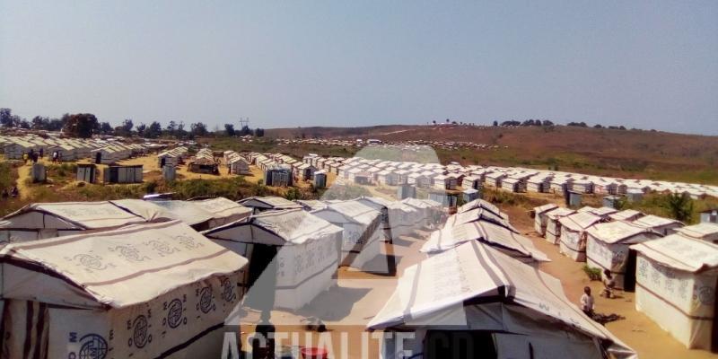 Camp des déplacés à Kalemie/Ph. ACTUALITE.CD