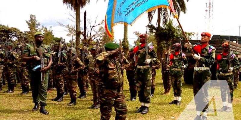 Parade des militaires des Forces armées de la République démocratique du Congo