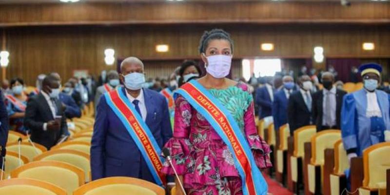 Jeanine Mabunda, présidente de l'Assemblée nationale (Photo Droits Tiers)