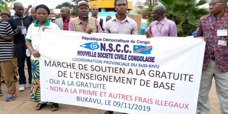 Les membres de la Nouvelle société civile Congolaise. Ph. Droits Tiers. 