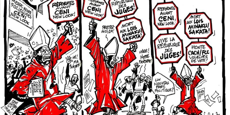 Caricature par Kash/ACTUALITE.CD