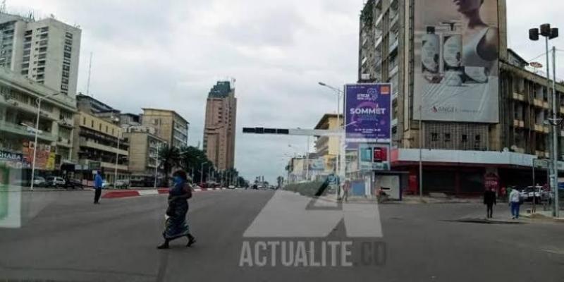 Boulevard du 30 juin, Gombe-Kinshasa. Photo ACTUALITE.CD.