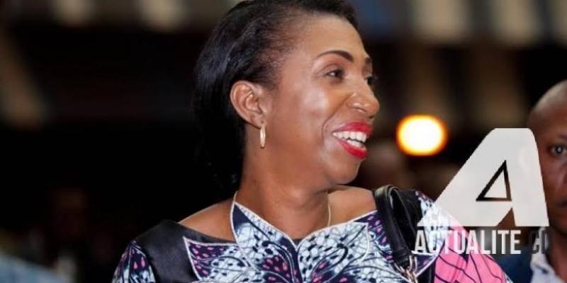 Jeanine Mabunda, présidente de l'Assemblée nationale de la RDC. Ph. ACTUALITE.CD
