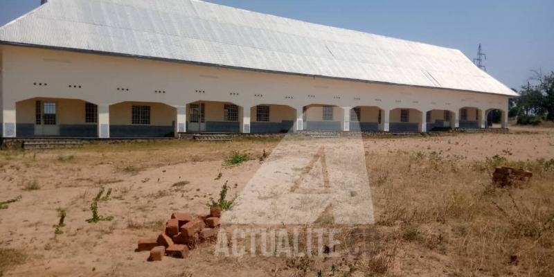 Bâtiment d'une école à Kalemie/Tanganyika. Ph. ACTUALITE.CD