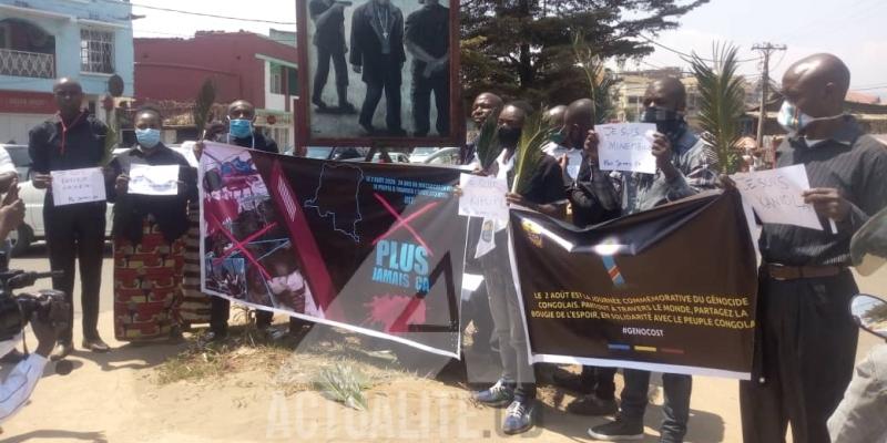 La manifestation de l'ECIDE ce dimanche 2 août à Bukavu (Sud-Kivu)/Ph. ACTUALITE.CD
