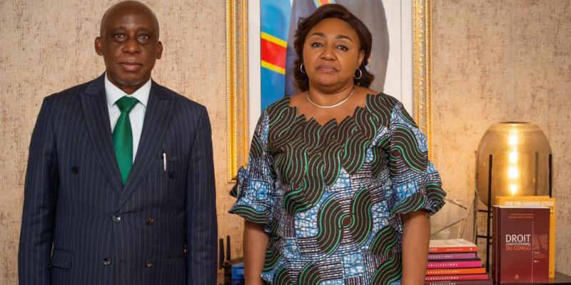 Rdc Denise Nyakeru Tshisekedi Plaide Aupres De L Ovd Pour La Rehabilitation De La Voirie Principale Du Quartier Sanga Mamba A Ngaliema Actualite Cd