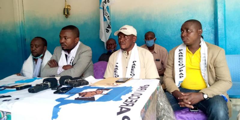Les membres du parti politique PARECO/PAP en réunion à Goma/Ph ACTUALITE.CD