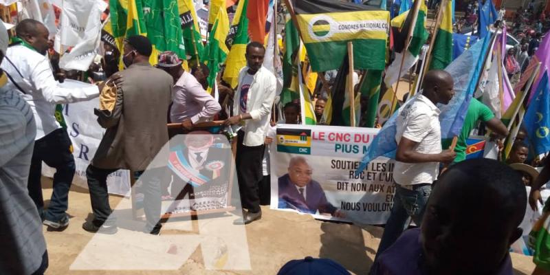 Marche du FCC à Bunia dans la province de l'Ituri. Ph. ACTUALITE.CD