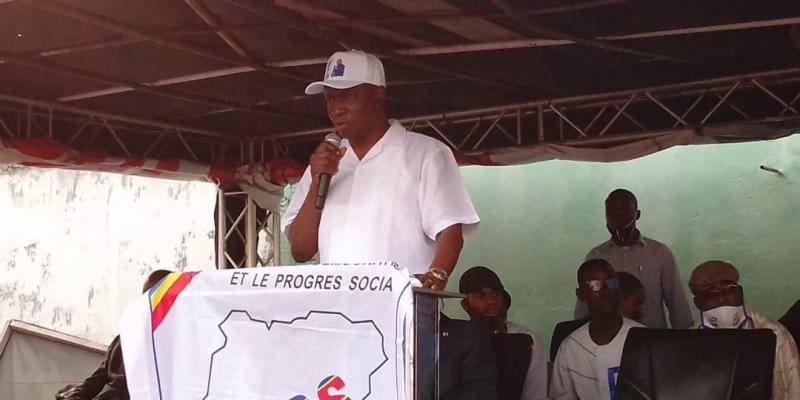 Augustin Kabuya, secrétaire général de l'UDPS. Ph. ACTUALITE.CD