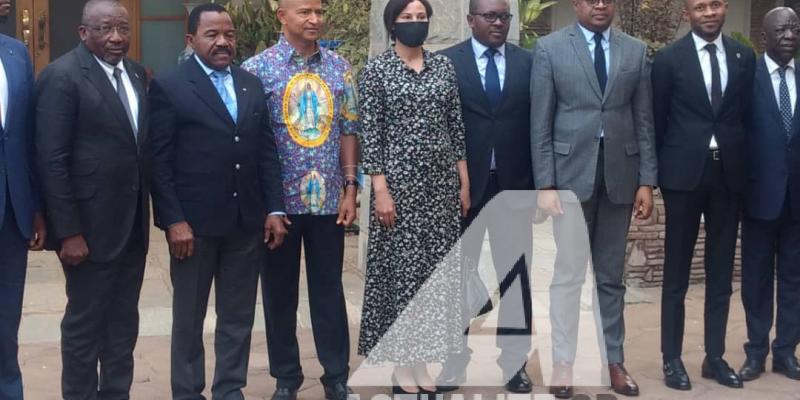 Échange entre Katumbi et le G13. PH. ACTUALITE.CD.