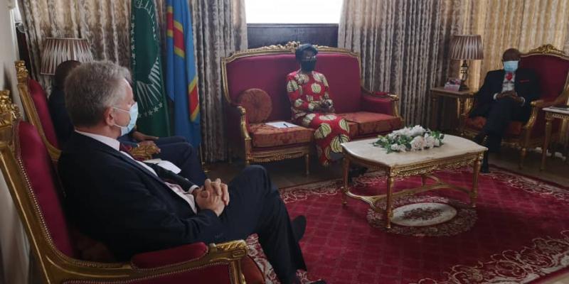 Jean-Marc Châtaignier, ambassadeur de l'Union européenne en RDC, invité au ministère des Affaires étrangères