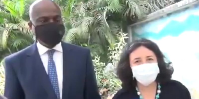 Leila Zerrougui et Martin Fayulu