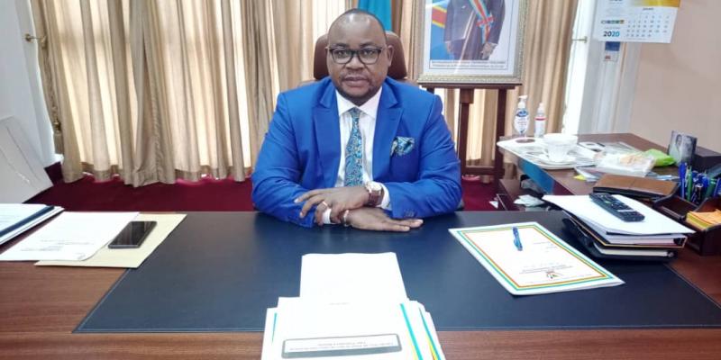 Didier Manzenga, ministre des transports. Ph. Droits tiers.