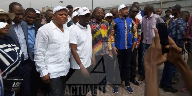 Jean-Marc Kabund et Augustin Kabuya à Kinshasa/Ph. ACTUALITE.CD