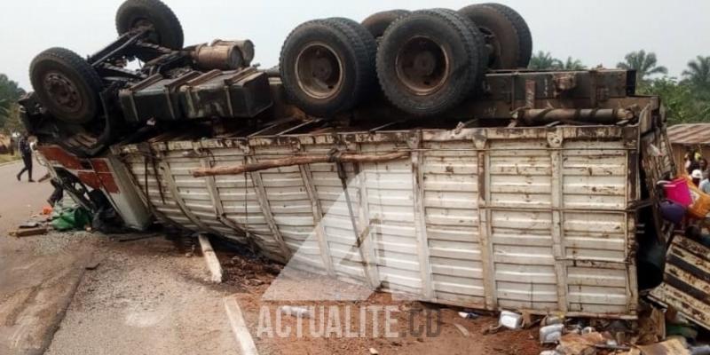 Illustration. Un camion accidenté près de Tshikapa/Ph ACTUALITE.CD