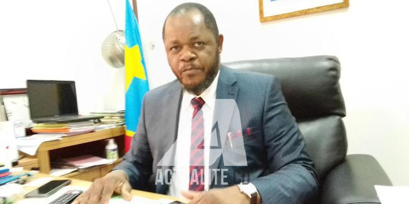 Richard Ilunga, DG de l'ONIP. Ph. ACTUALITE.CD.