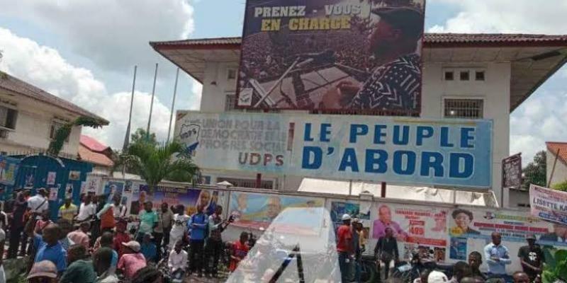 Siège national de l'UDPS à Limete/Kinshasa