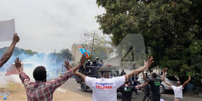 Manifestation des mouvements citoyens à Kinshasa