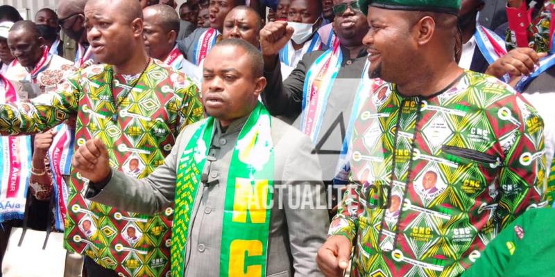 Les membres du Congrès national Congolais (CNC)/Ph ACTUALITE.CD