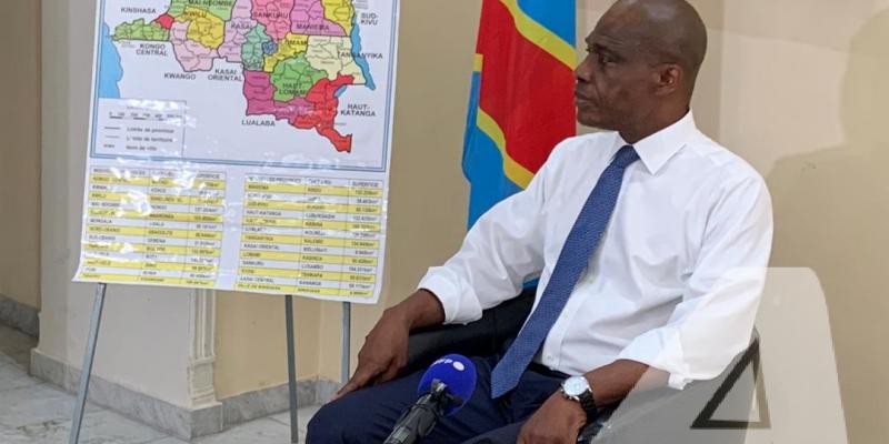 Martin Fayulu en conférence de presse le vendredi 9 octobre 2020/Ph ACTUALITE.CD