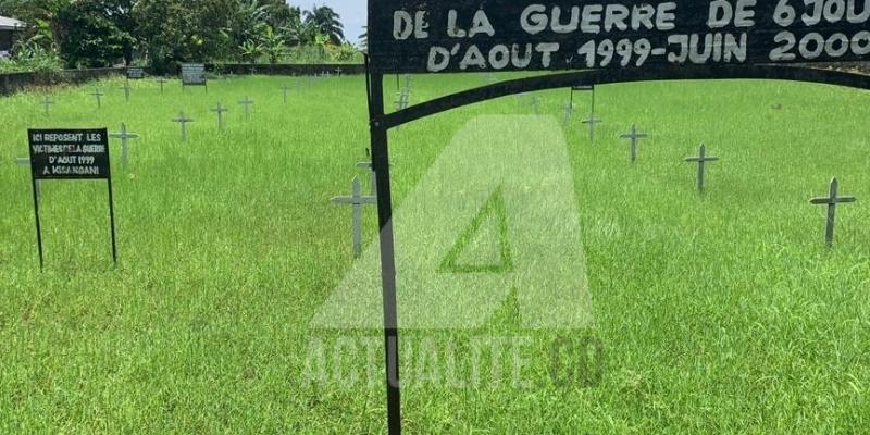 Les tombes des victimes de la guerre de six jours à Kisangani/Ph ACTUALITE.CD