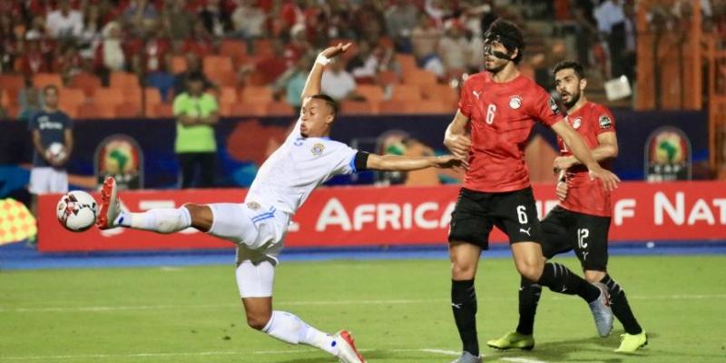 Marcel Tisserand face à l'Egypte à la CAN 2019