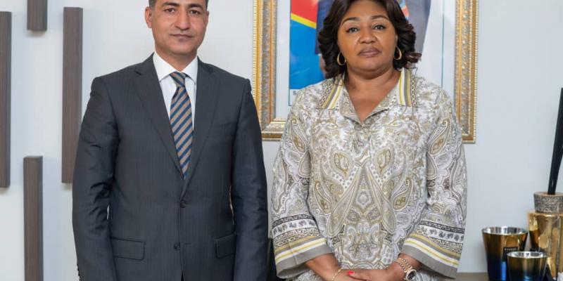 RDC : Denise Nyakeru a discuté du programme EXCELLENTIA avec l’Ambassadeur de l’Egypte