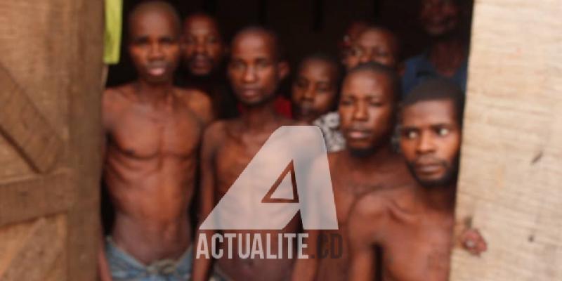 Les détenus de la prison d'Iyombe à Inongo/Ph. ACTUALITE.CD