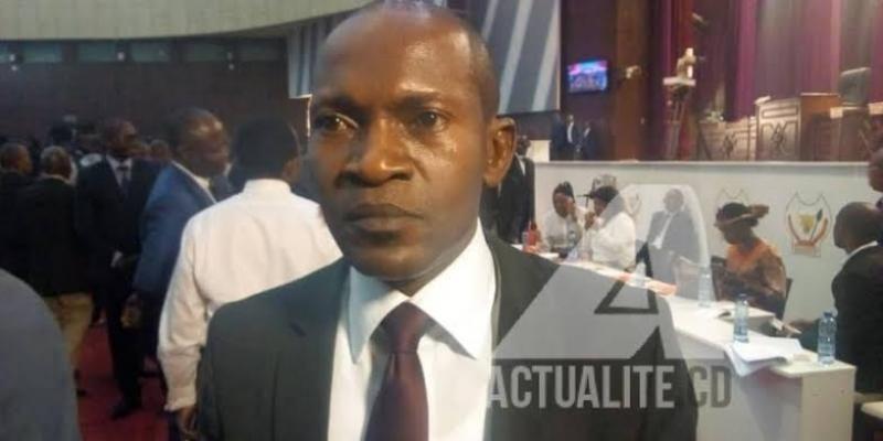 Le député national Daniel Nsafu à l'Assemblée nationale. Ph. ACTUALITE.CD.