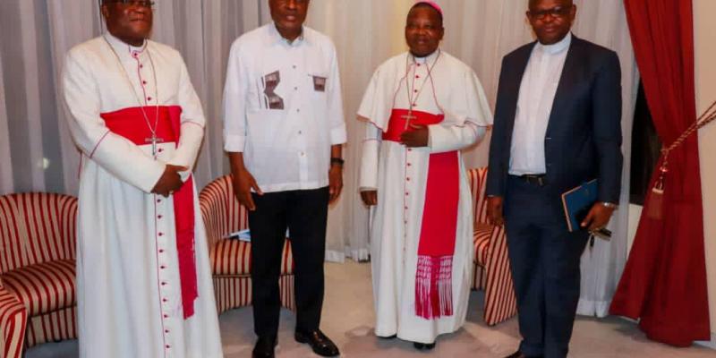 Martin Fayulu et la délégation de la CENCO/Ph. droits tiers 