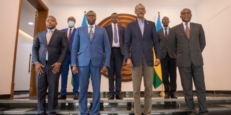 Paul Kagame et et les émissaires de Félix Tshisekedi/Ph droits tiers