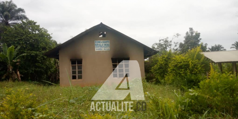 Une maison désertée au village Masuku dans le territoire de Beni/Ph ACTUALITE.CD