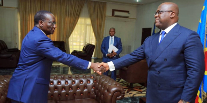 Félix Tshisekedi, Président de la RDC et Sylvestre Ilunkamba, Premier ministre