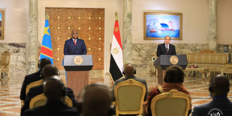 Félix Tshisekedi et Abdel Fattah Al-Sissi/Ph Présidence 