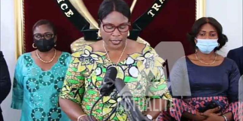 La Vice-gouverneur et gouverneur ad intérim du Lualaba, Fifi Masuka Saini /ACTUALITE.CD.